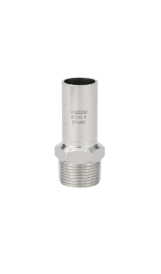 Adaptor with Male Thread and Plain End