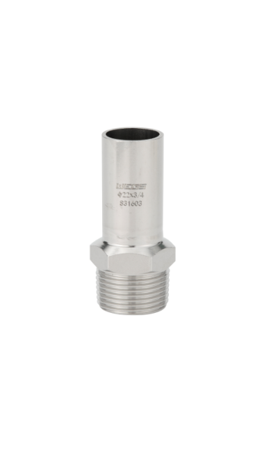 Adaptor with Male Thread and Plain End