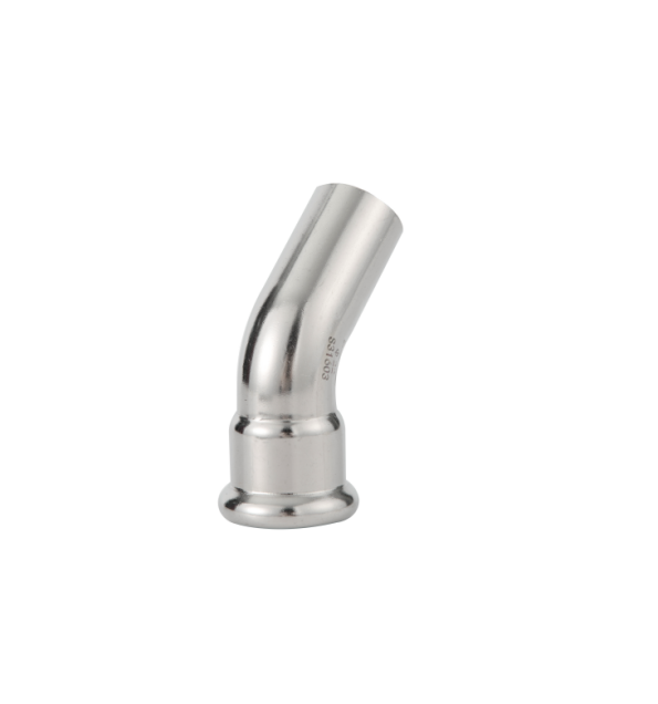 45 degree elbow with one plain end stainless steel m profile press fittings 3
