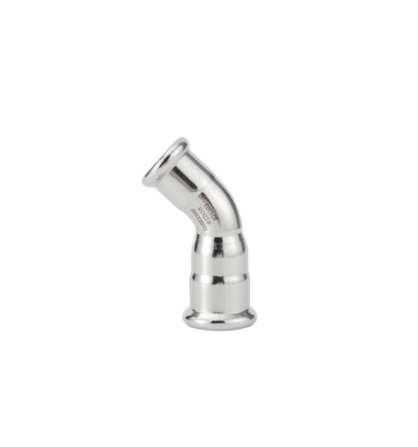 45 degree reducing elbow stainless steel m profile press fittings 1