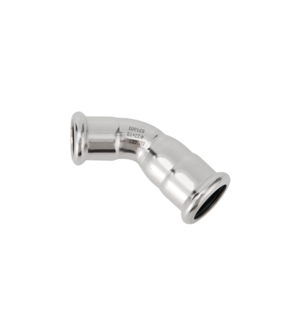 45 degree reducing elbow stainless steel m profile press fittings 4