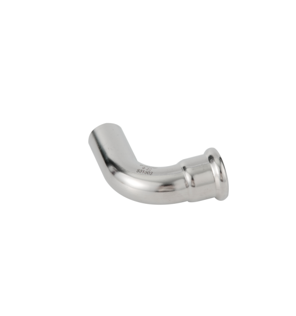 90 degree elbow with one plain end stainless steel m profile press fittings 2