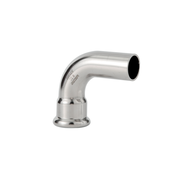 90 degree elbow with one plain end stainless steel m profile press fittings 6