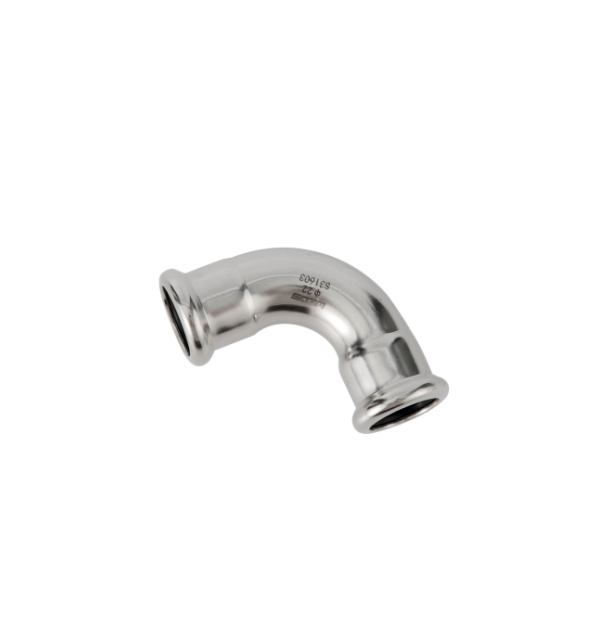 90 degree equal elbow stainless steel m profile press fittings 5