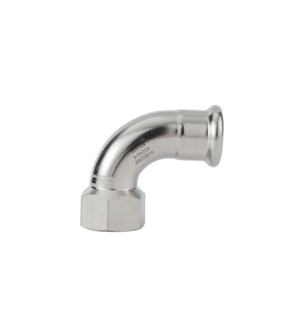 90 degree female elbow stainless steel m profile press fittings 1