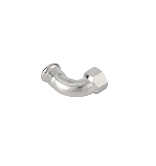 90 degree female elbow stainless steel m profile press fittings 6