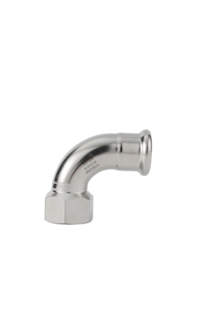 90 Degree Female Elbow Stainless Steel M Profile Press Fittings