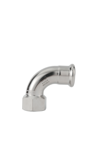 90 Degree Female Elbow Stainless Steel M Profile Press Fittings
