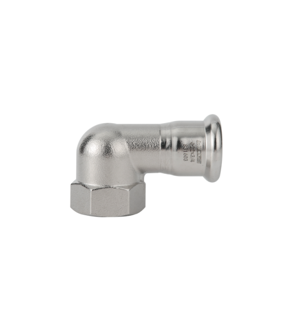 90 degree female short elbow stainless steel m profile press fitting 1