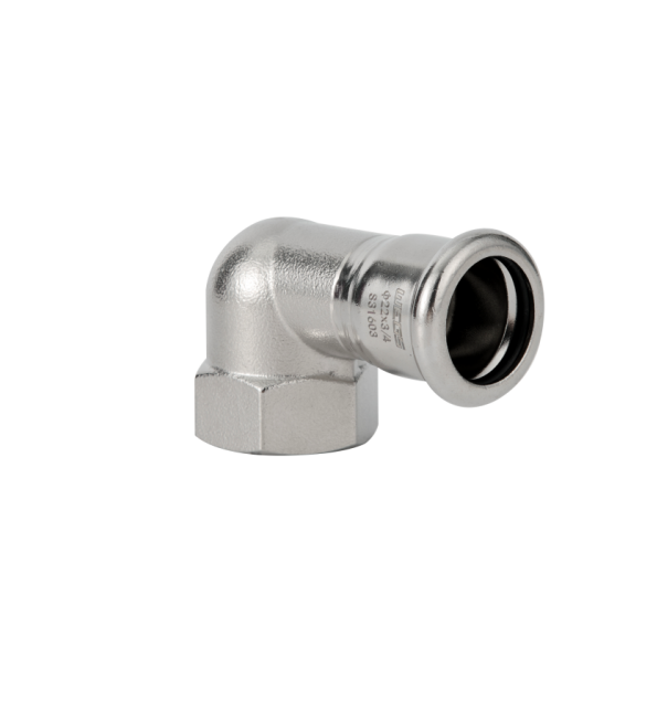 90 degree female short elbow stainless steel m profile press fitting 2