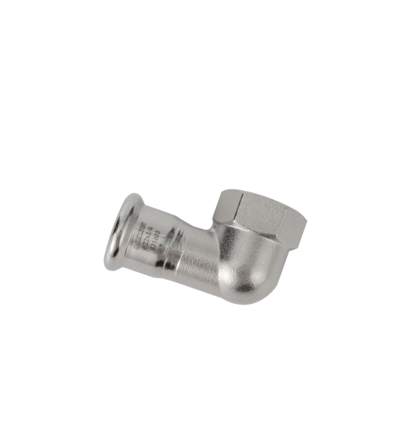 90 degree female short elbow stainless steel m profile press fitting 6