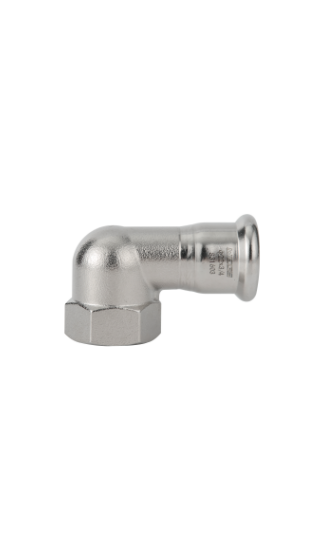 90 Degree Female Short Elbow Stainless Steel M Profile Press Fitting