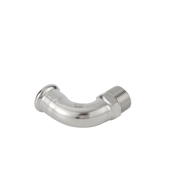 90 degree male elbow stainless steel m profile press fittings 2