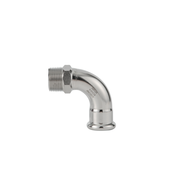 90 degree male elbow stainless steel m profile press fittings 4