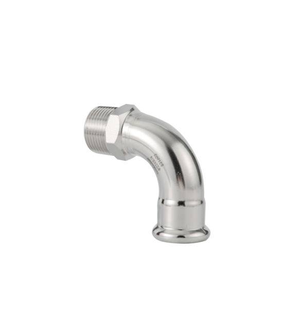 90 degree male elbow stainless steel m profile press fittings 5