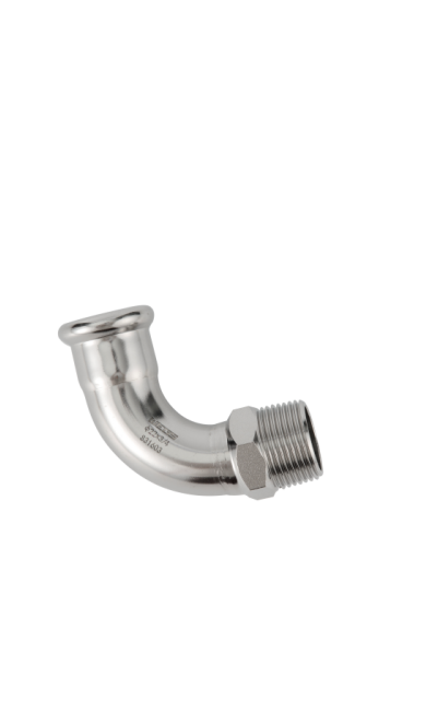 90 Degree Male Elbow Stainless Steel M Profile Press Fittings