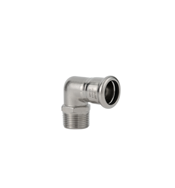 90 degree male short elbow stainless steel m profile press fitting 2