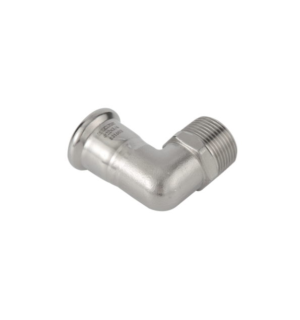 90 degree male short elbow stainless steel m profile press fitting 4