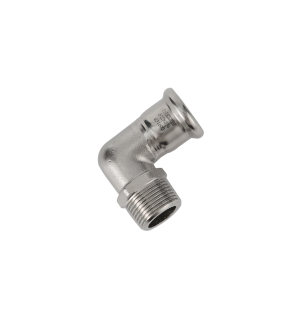 90 degree male short elbow stainless steel m profile press fitting 6