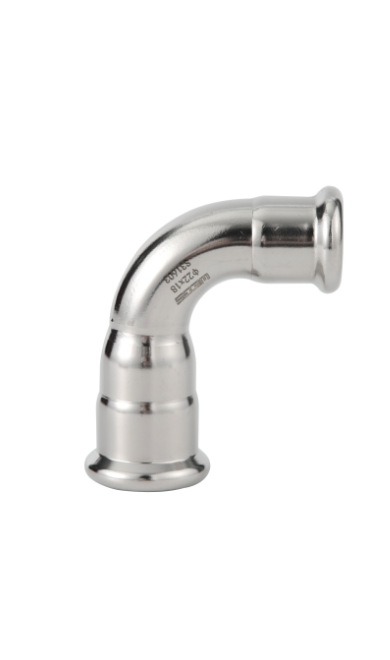 90 Degree Reducing Elbow Stainless Steel M Profile Press Fittings