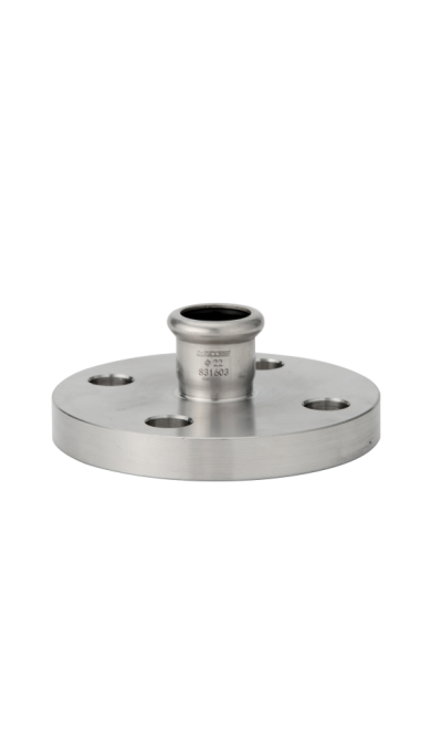 Compression Flange Adapter Stainless Steel M Profile Press Fittings