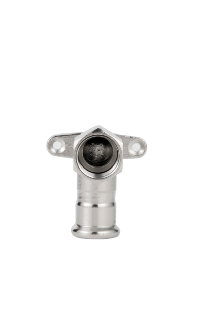 Elbow Adaptor 90° with Wall Plate