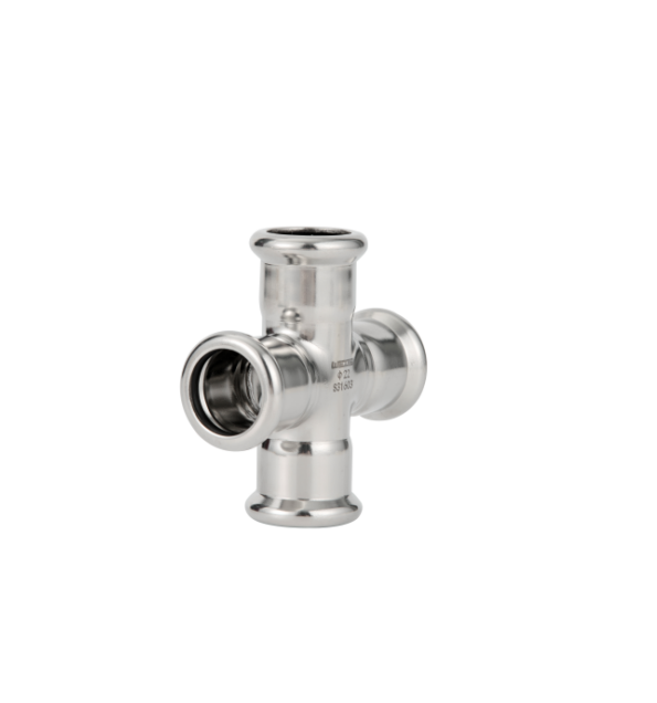 equal cross stainless steel m profile press fittings 2