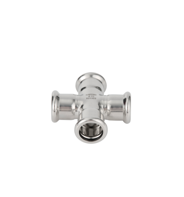 equal cross stainless steel m profile press fittings 4