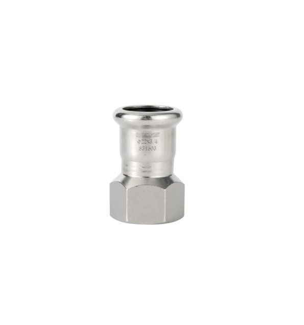 female adapter stainless steel m profile press fittings 1