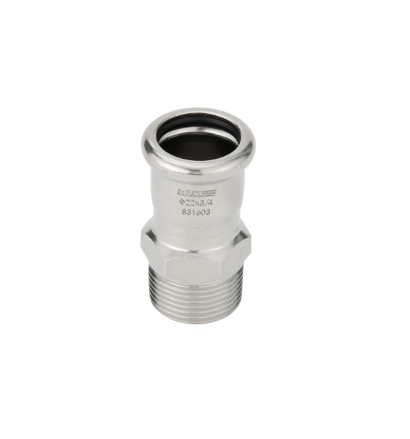 male adapter stainless steel m profile press fittings 2