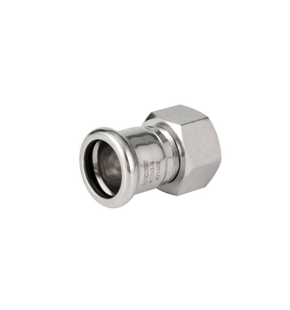 moving female adapter stainless steel m profile press fittings 3