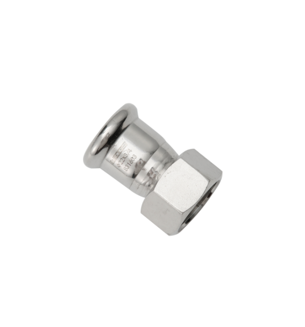 moving female adapter stainless steel m profile press fittings 6