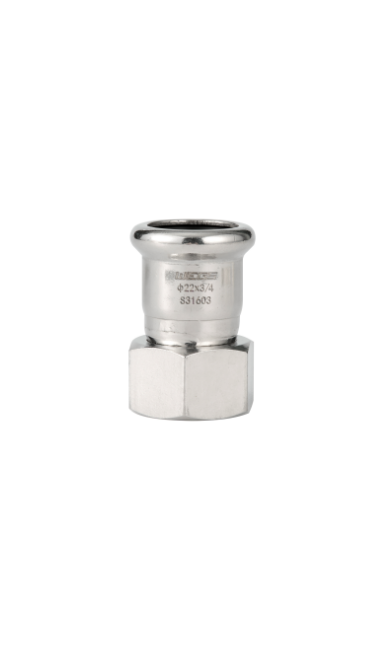 Moving Female Adapter Stainless Steel M Profile Press Fittings