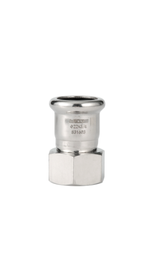 Moving Female Adapter Stainless Steel M Profile Press Fittings