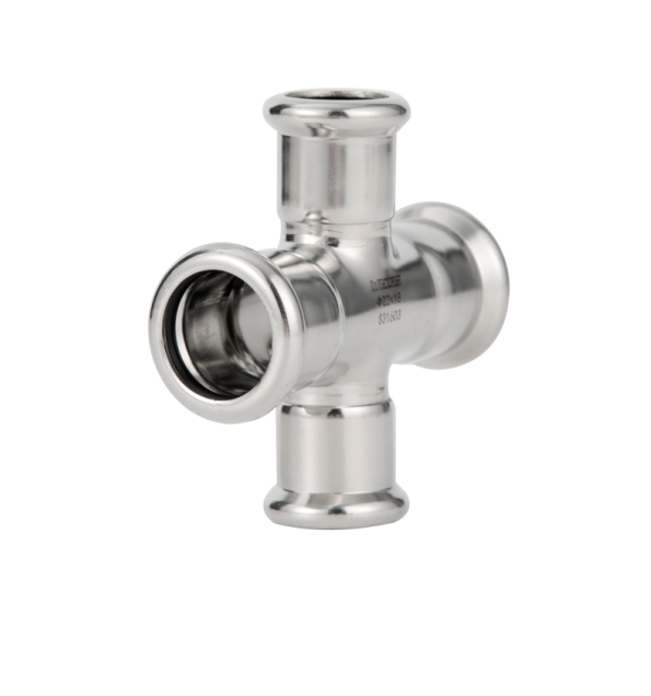 reducing cross stainless steel m profile press fittings 2