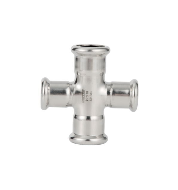 reducing cross stainless steel m profile press fittings 3