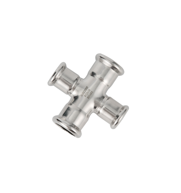 reducing cross stainless steel m profile press fittings 5